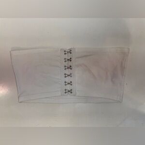 LF white bandeau size S Emma & Sam corset clasps up the front Size S